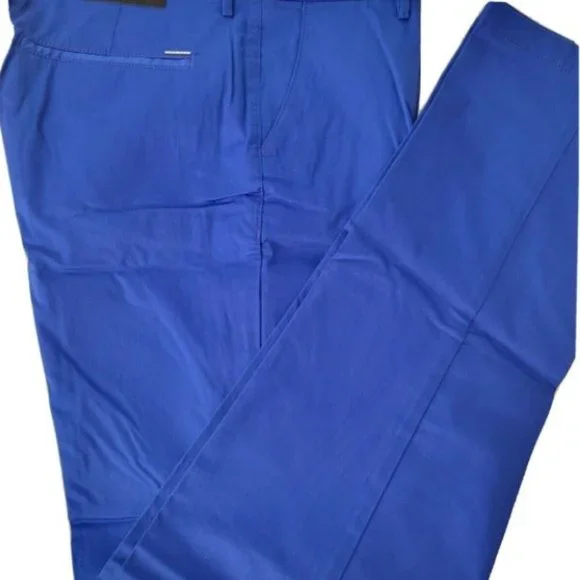 BOSS Hugo Boss Black Label Blue Slim Fit Stretch Pants